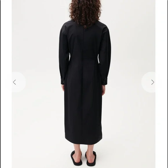 NWT Pangaia cotton poplin midi dress - Picture 2 of 5